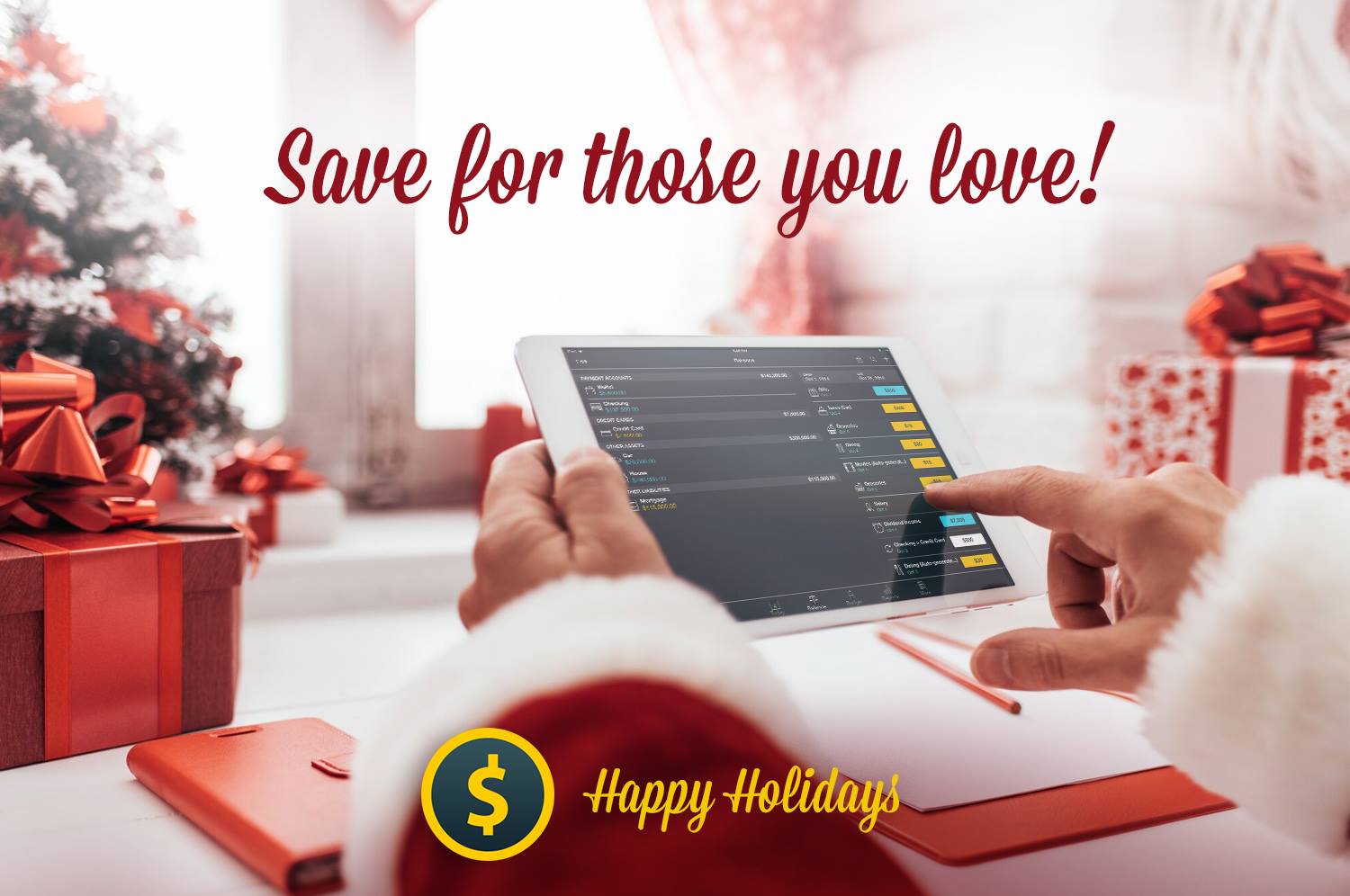 Money Tracker - Happy Holidays
