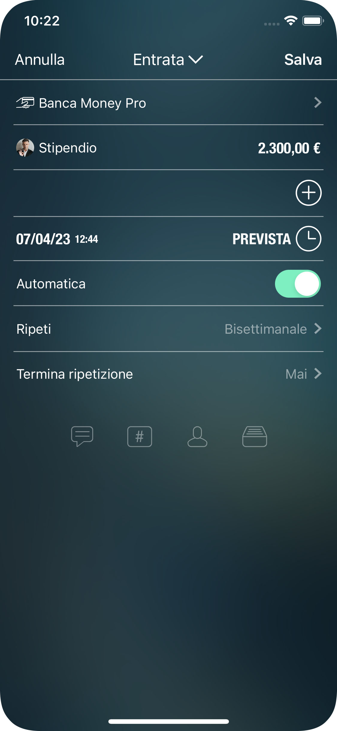 Money Tracker - Addebiti pianificati e ricorrenti - iPhone