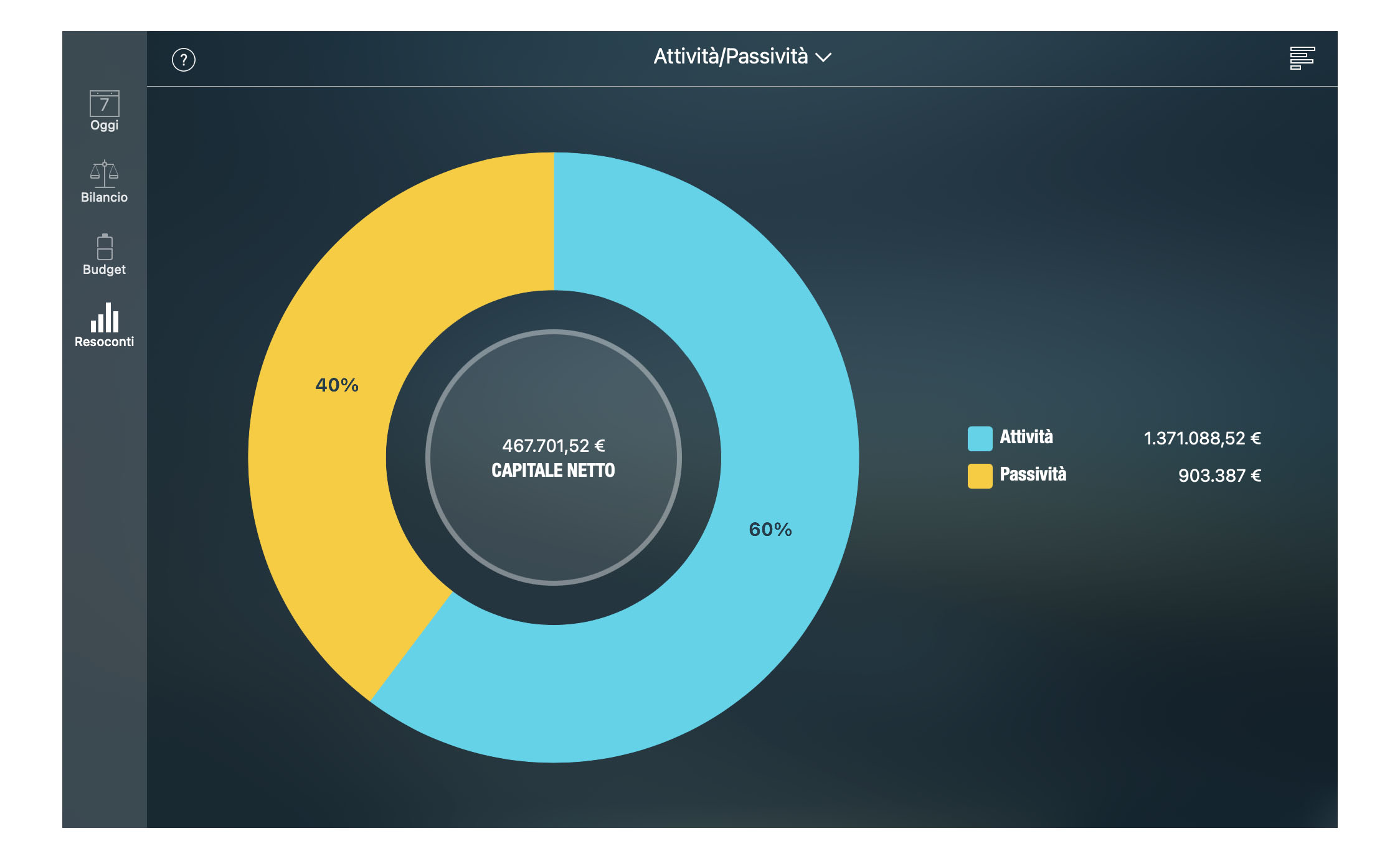 Money Tracker - Resoconto Attività/Passività - Mac